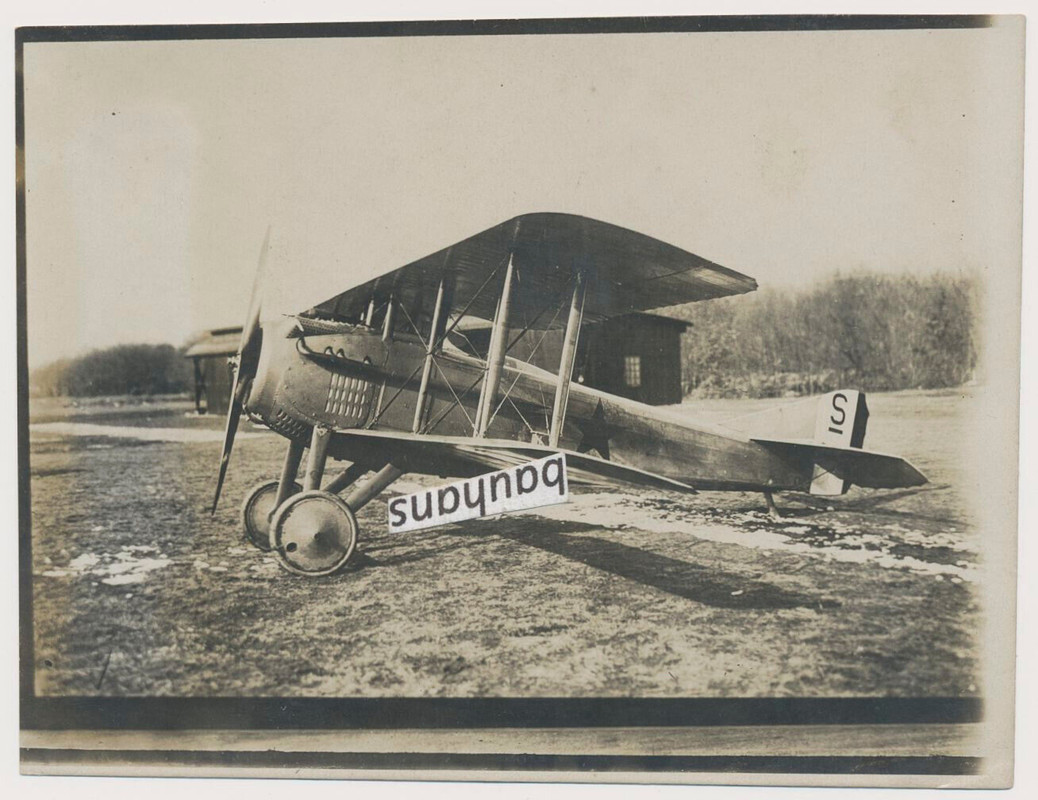 Foto Flugzeug Jagdflugzeug SPAD S.XIII, Kennung, Wappen ,1.WK (7778x)
