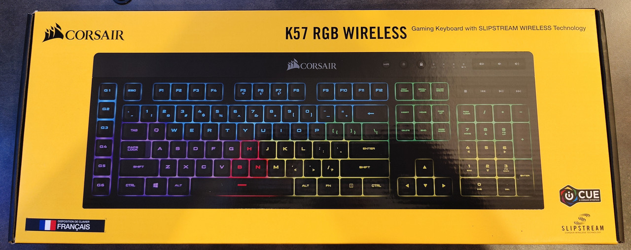 Clavier Corsair K57 RGB Wireless (3)