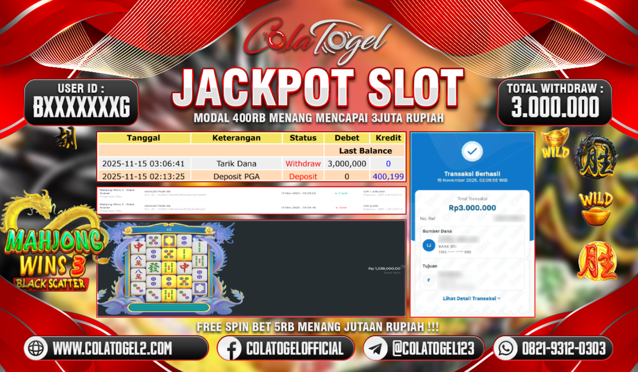 JACKPOT SLOT GACOR!!