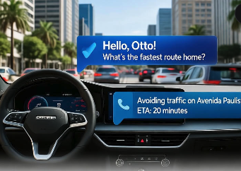 Otto, o Bot da VW que Vai Dirigir Seu Carro... Ou Pelo Menos Conversar Sobre Isso
