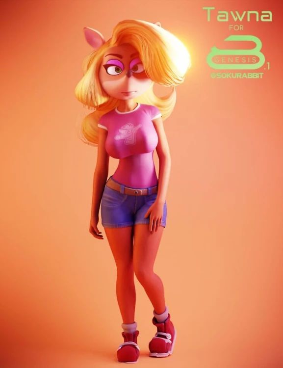 Tawna Bandicoot for G8F and 8.1