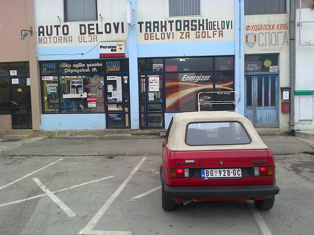 Albanija ... sa spuštenim krovom i BG tablicama ... Fotografija2124