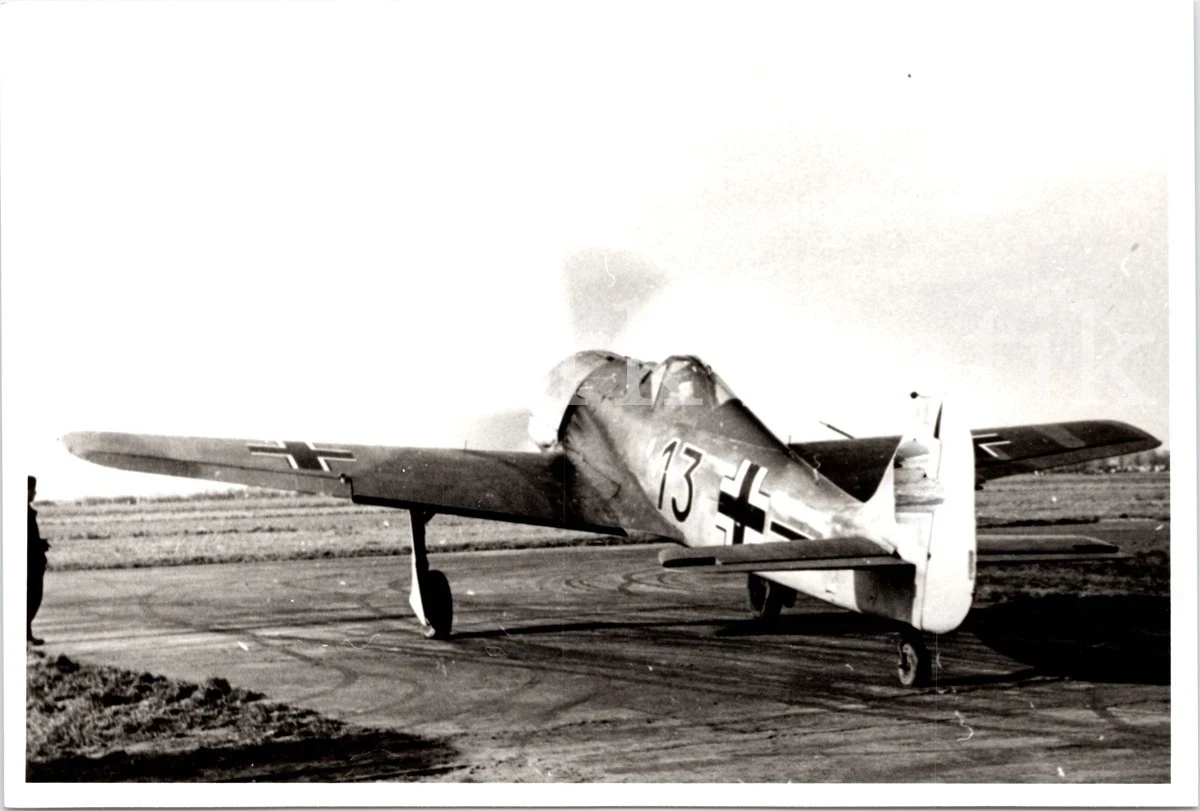 T564 Photo Wehrmacht Archive Repro Luftwaffe Aircraft Fw190 JG26