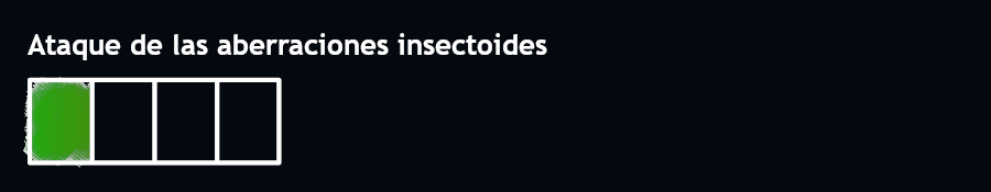 Reloj de Obstáculo: Ataque de las aberraciones insectoides 1/4.