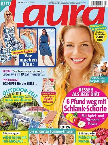 Cover: Laura Frauenzeitschrift No 28 vom 06 Juli 2022 Cover: Laura Frauenzeitschrift No 28 vom 06 Juli 2022