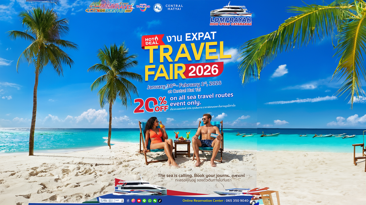 🌴🔥 HOT DEAL Exclusively at this event! 🔥🌴 Discover amazing deals at the EXPAT TRAVEL FAIR 2026!