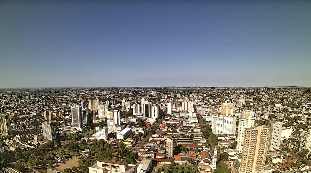 Campo Grande nesta manhã de domingo
