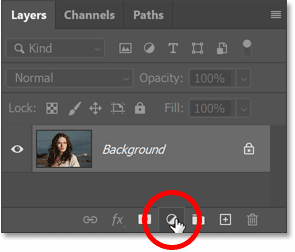 click-new-fill-adjustment-layer-icon