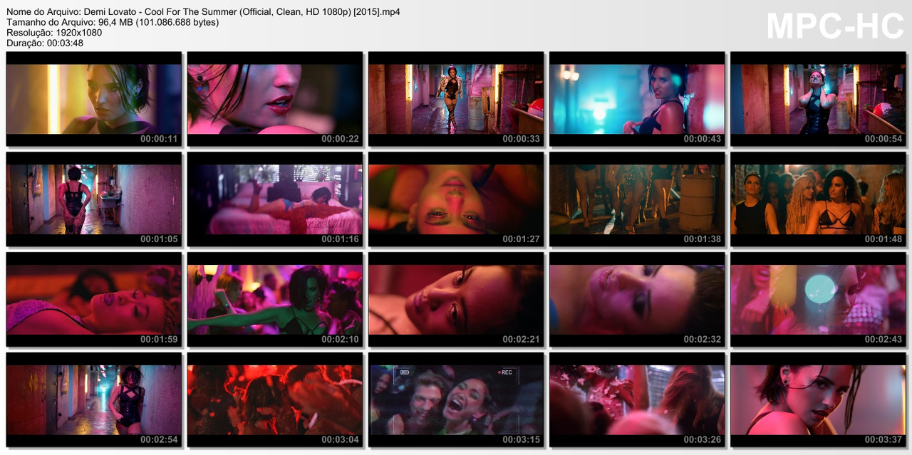 Demi Lovato - Cool For The Summer (Official, Clean, HD 1080p) [2015]