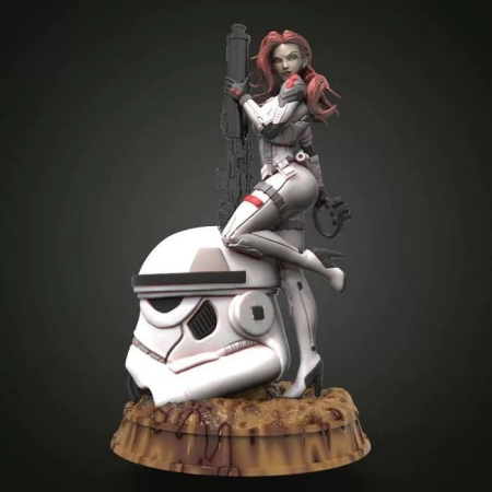 Beautiful StarWars Girl 3 – 3D Print Model