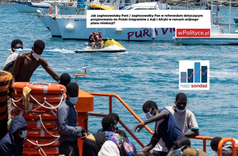 Lenkai referendume dėl nelegalių migrantų perkėlimo tars - Ne. Tai parodė apklausa