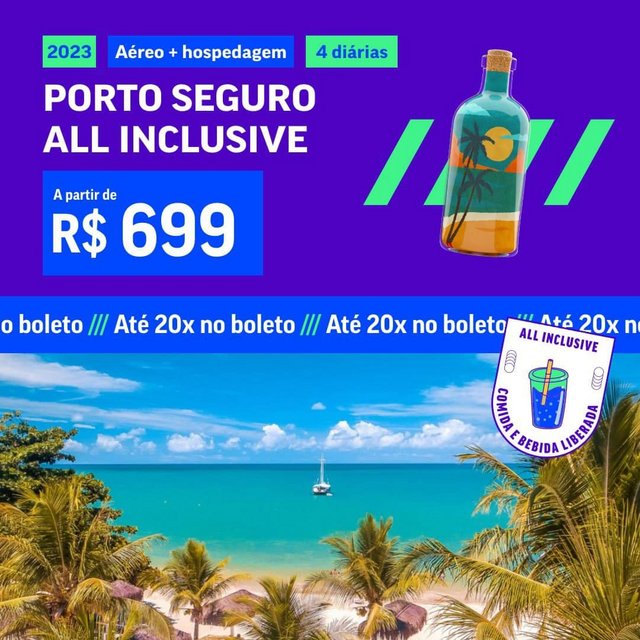 Pacote de Viagem – Porto Seguro (All Inclusive) – 2023