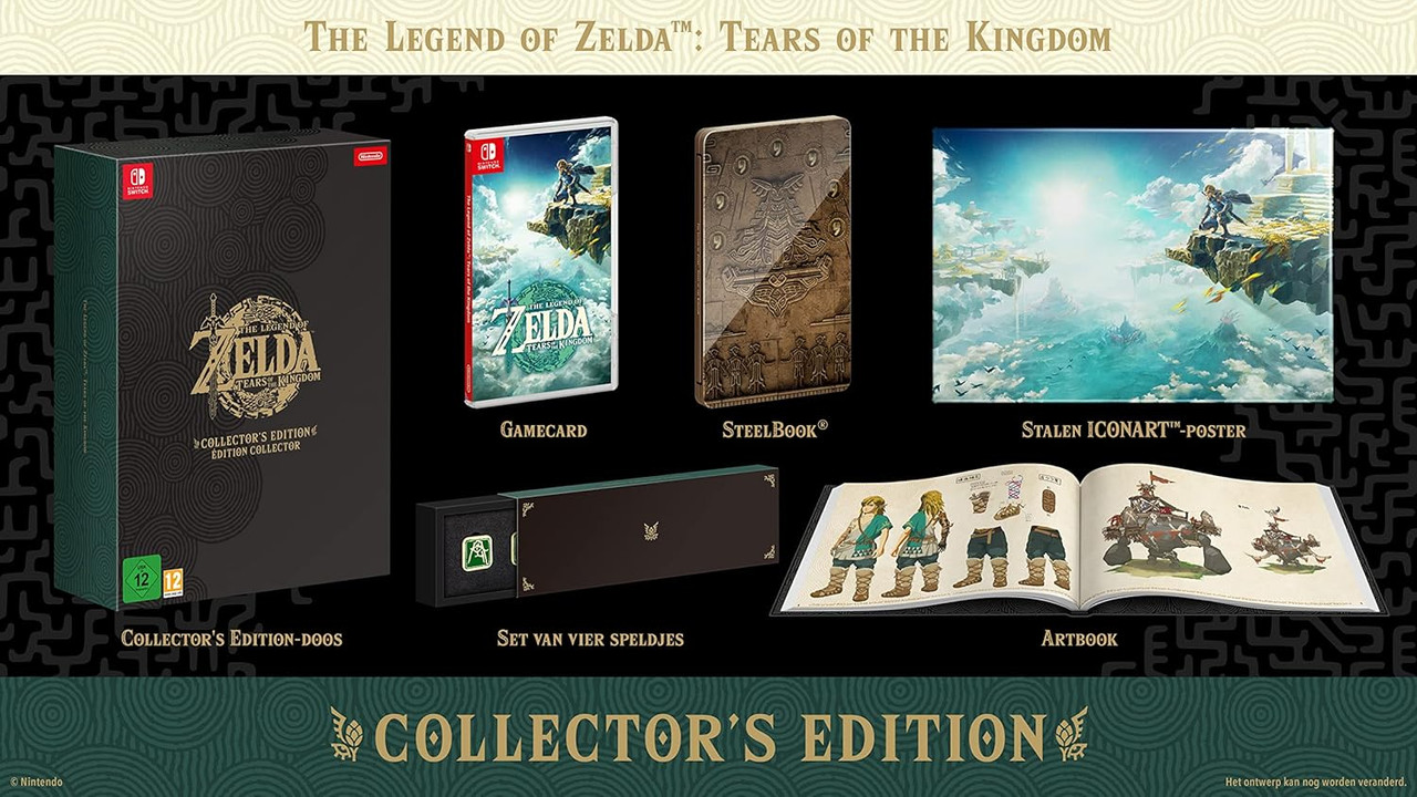 Edición de coleccionista de The Legend of Zelda: Tears of the Kingdom