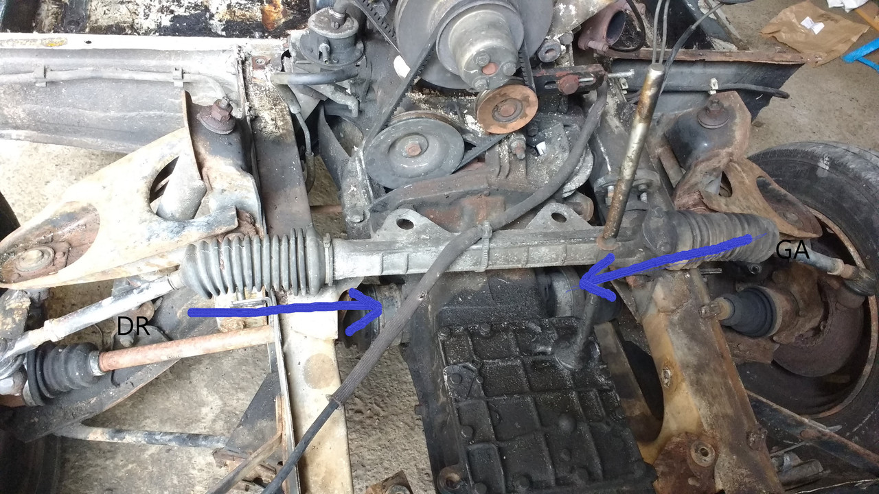 transmission avant demontage