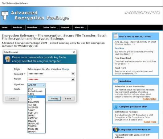 InterCrypto Advanced Encryption Package 6.12