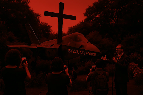 carcasse d'avion avec une croix bien déglinguée carcasse d'avion avec une croix bien déglinguée