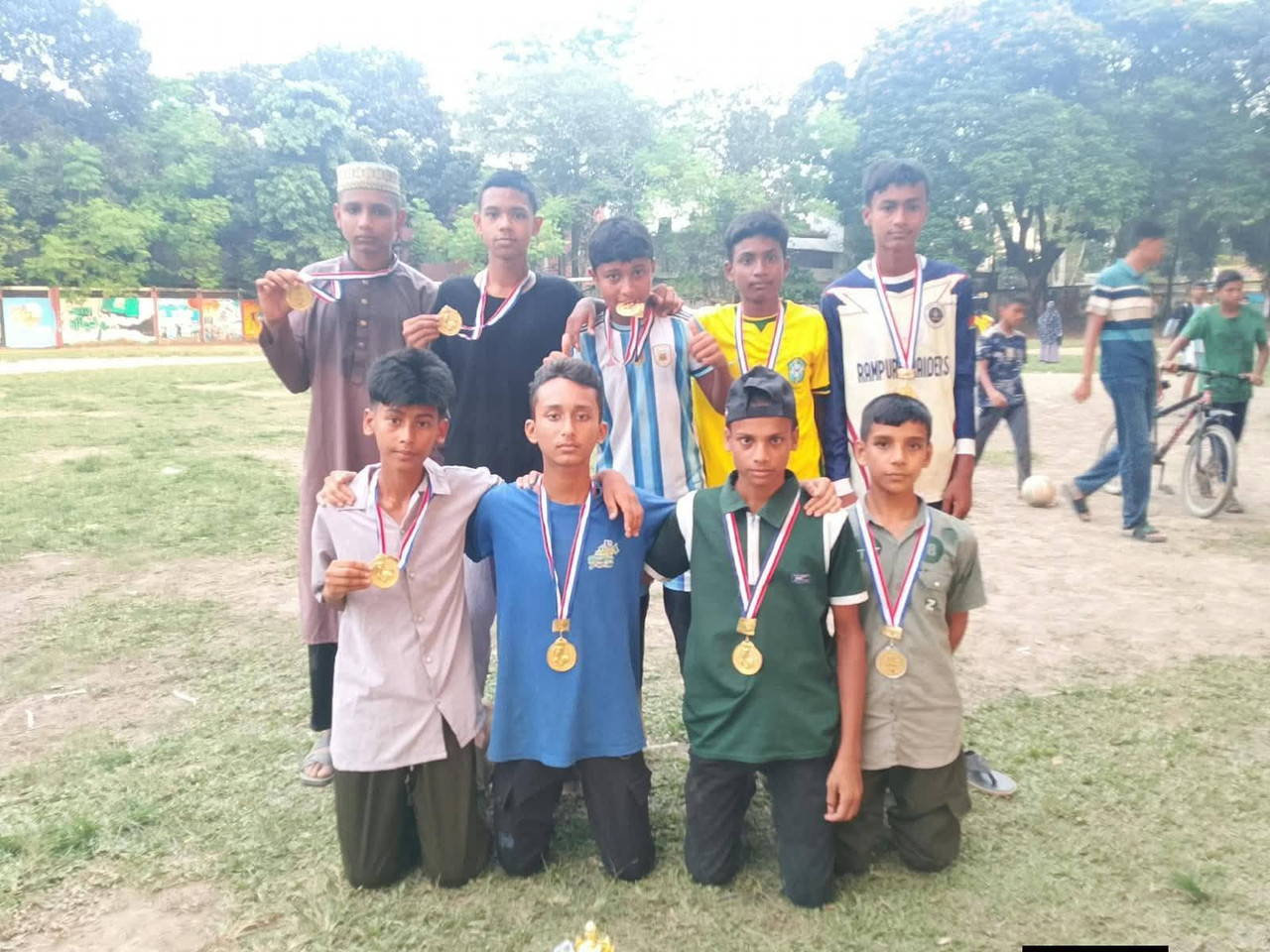 ফুটবল বিজয়ের মুহূর্ত