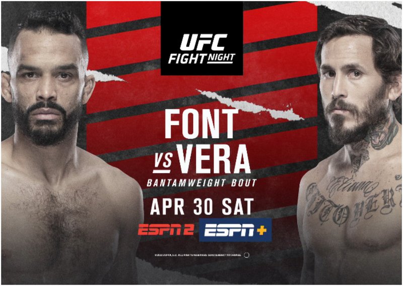 Промо преди UFC on ESPN: Фонт - Вера 
