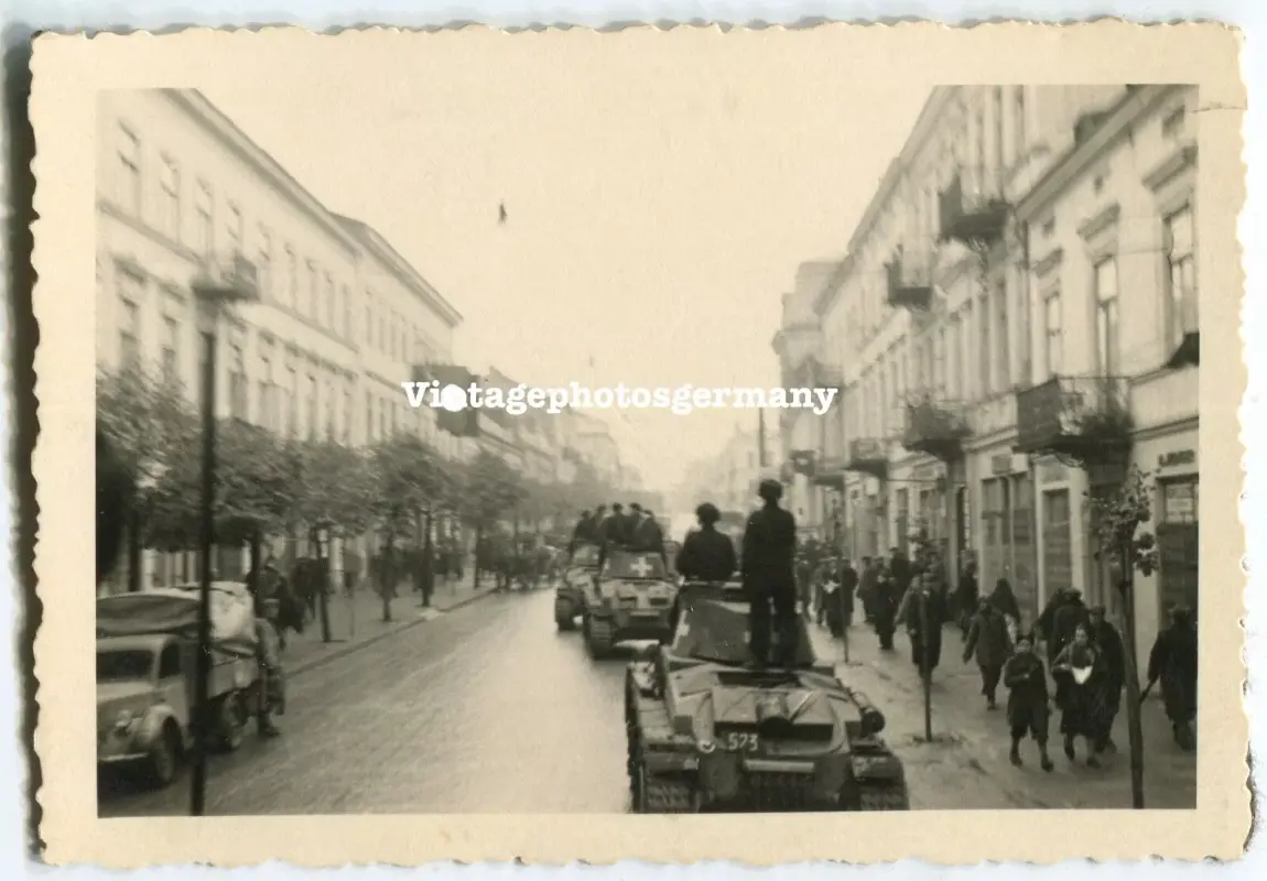 D7491 Foto Polen deutscher Panzer Skoda 35t Pz.Kpfw. 35 (t)