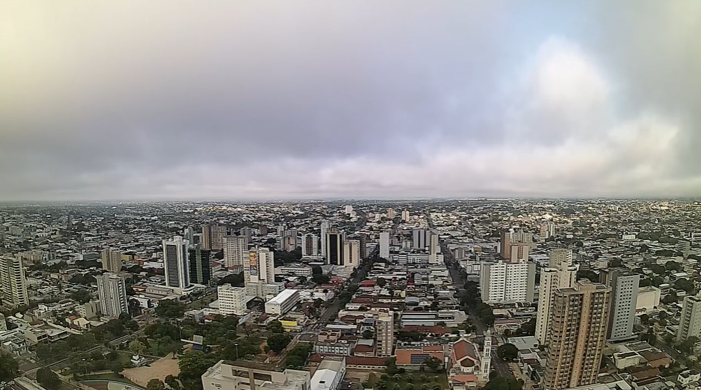 Campo Grande nesta manhã de terça-feira