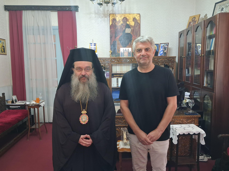 ΕΠΙΣΚΕΨΗ ΤΟΥ ΑΝΤΙΠΡΟΕΔΡΟΥ ΤΗΣ ΒΟΥΛΗΣ ΣΤΟΝ ΣΕΒΑΣΜΙΟΤΑΤΟ ΜΗΤΡΟΠΟΛΙΤΗ ΧΙΟΥ