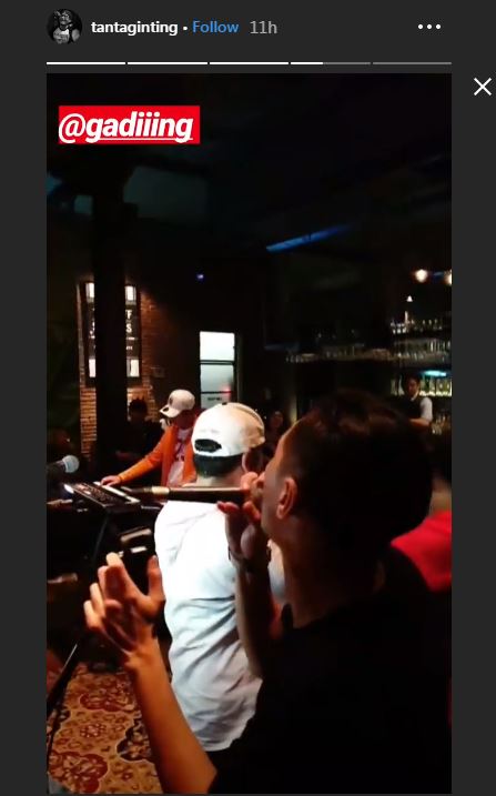 Gading Marten <a href='https://manado.tribunnews.com/tag/menangis' title='menangis'>menangis</a> saat nyanyikan lagu 'Pergilah Kasih'.