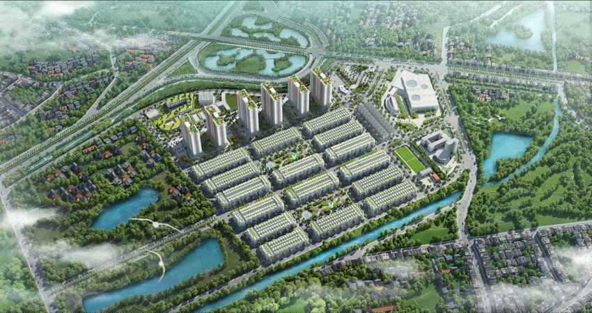 phối cảnh khu đô thị Him Lam Green Park TP. Bắc Ninh