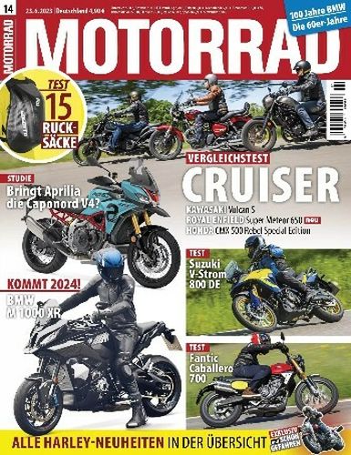 Cover: Motorrad Magazin No 14 vom 23  Juli 2023