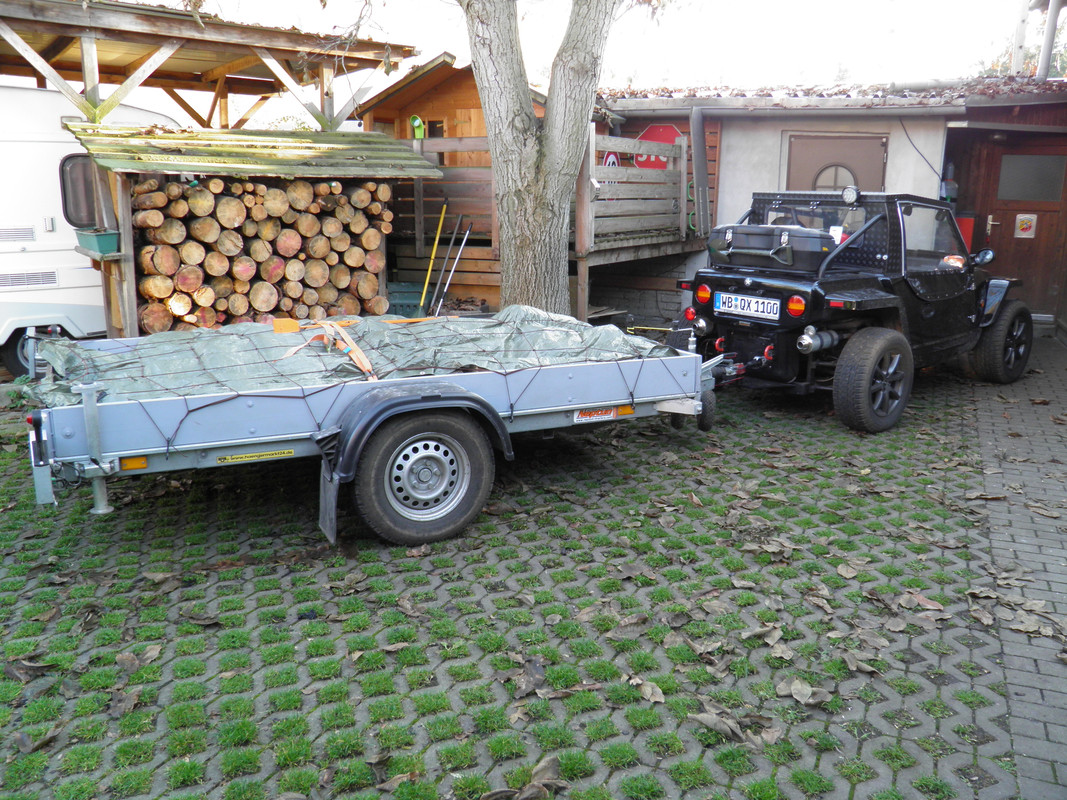 Quadix Holz geholt