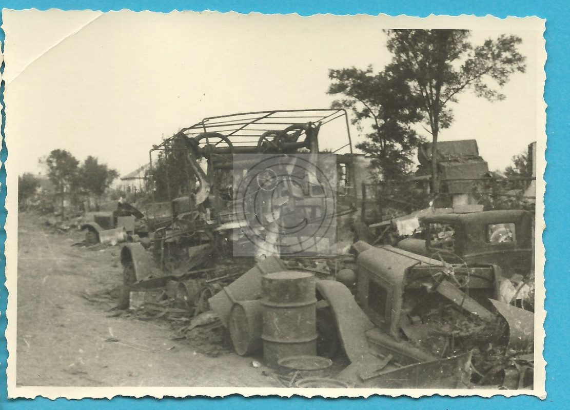 Panzer, Tank, Russland Zerstörung auf dem Vormar