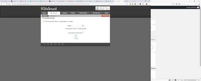 php variables manager step 2