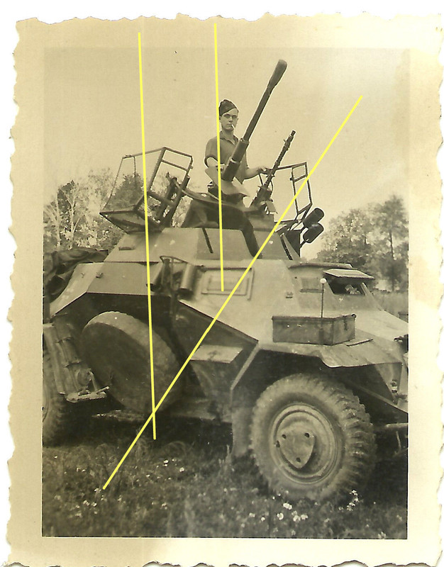 Soldaten Panzer Tank Spähpanzer Stellung an Ostf