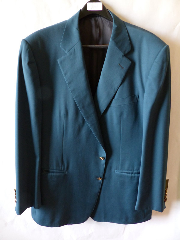 ERMENEGILDO ZEGNA GREEN MENS SUIT JACKET 1106SO US MENS 46 EURO 56