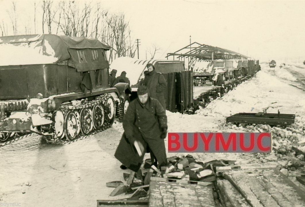 Foto Sturmboot Anhänger SD KFZ Kettenfahrzeug Wi