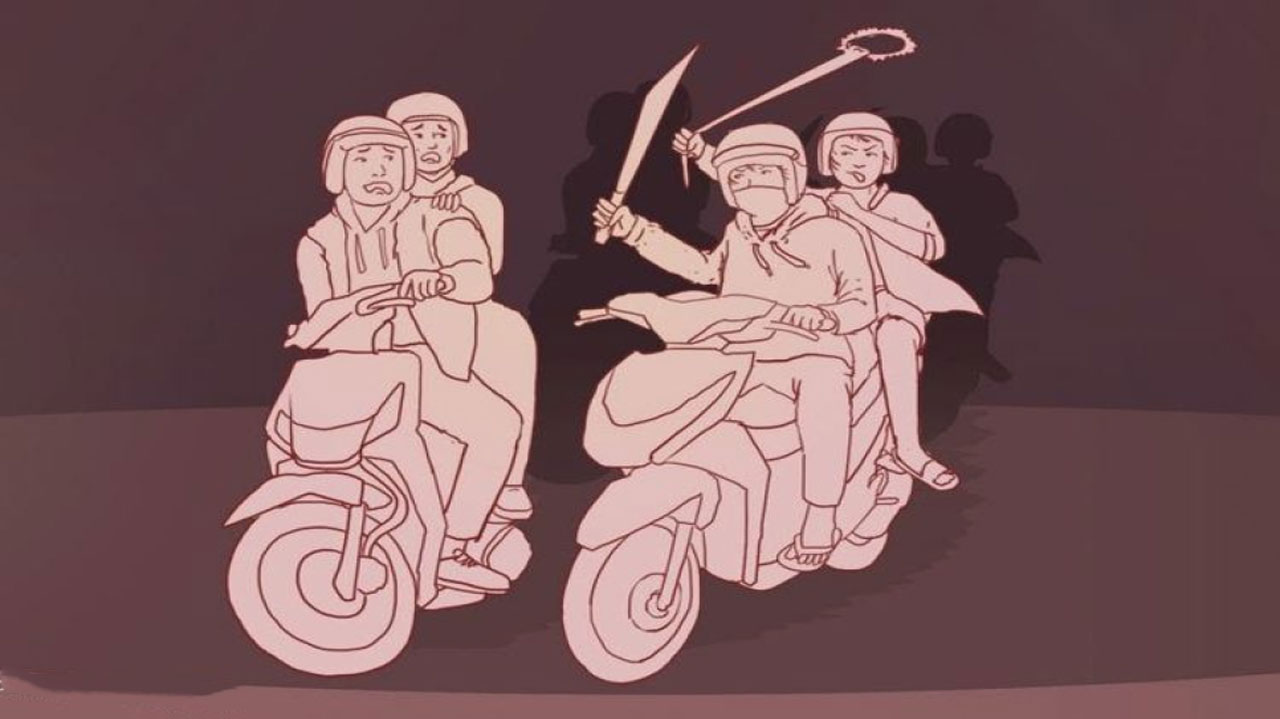 Aksi Nekat Remaja Pati Konvoi Bawa Sajam Demi Konten