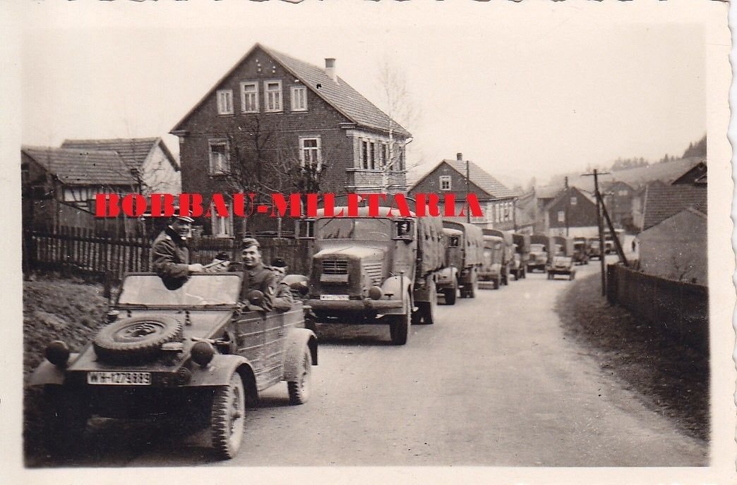 Panzer-Kp.(Fkl) 312 Funklenk VW Kübel Kübelwagen Typ 82 KDF Ohrd