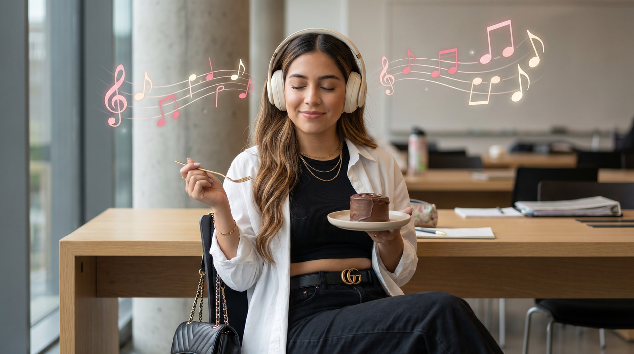 Disfrutando la canción de Dulce Noviembre