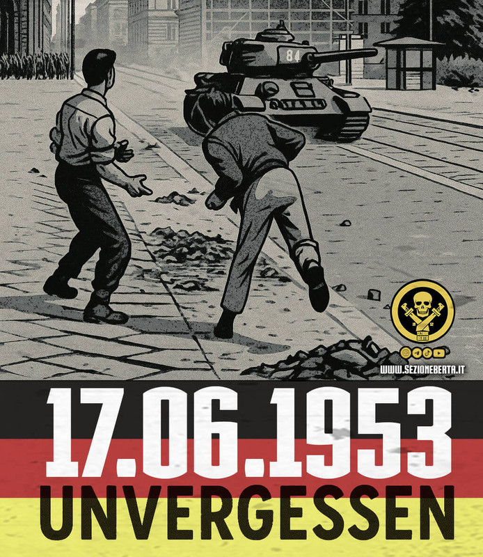 La rivolta del 17 giugno 1953 nella Germania Est: protesta contro il regime comunista