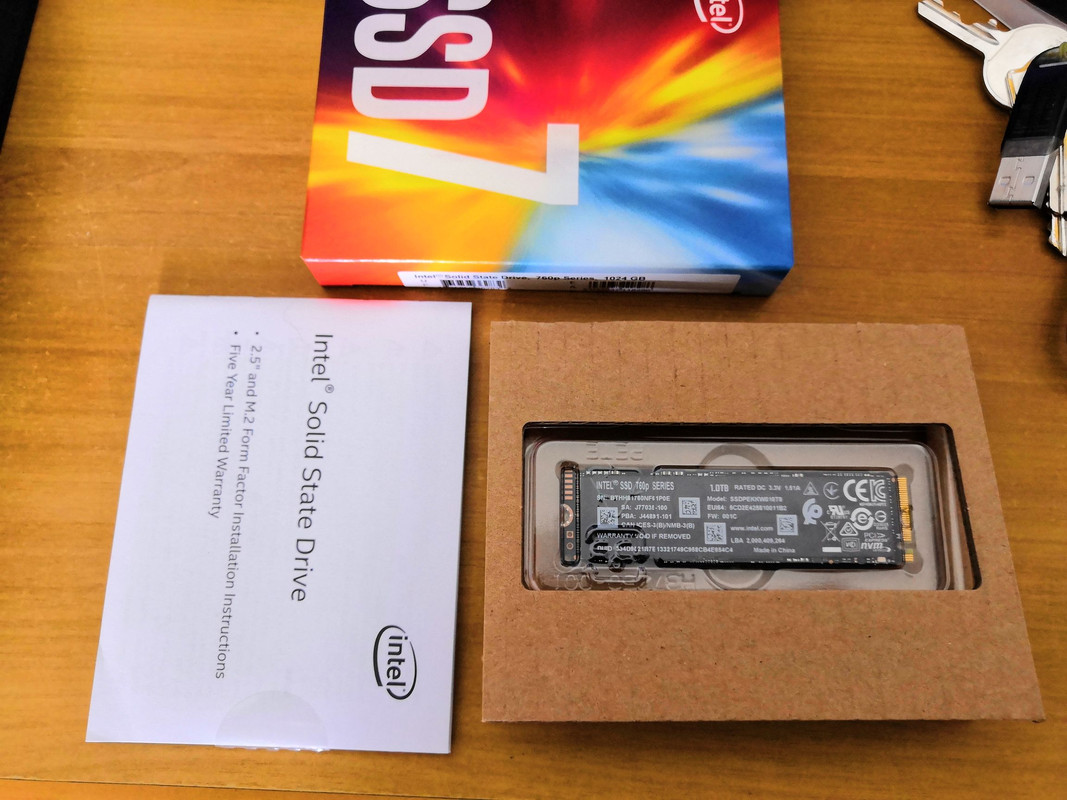 Intel 760P NVME 1TB 2