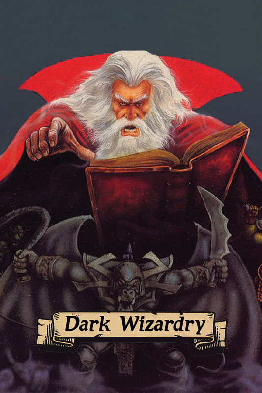 evil wizard back finished darker background