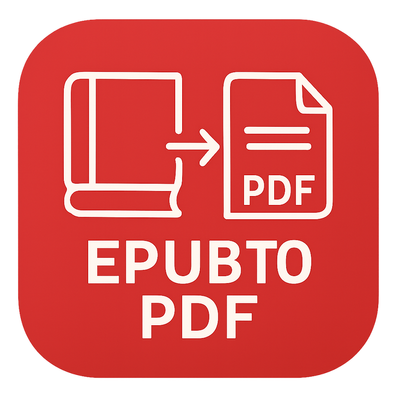 EPUB to PDF Icon
