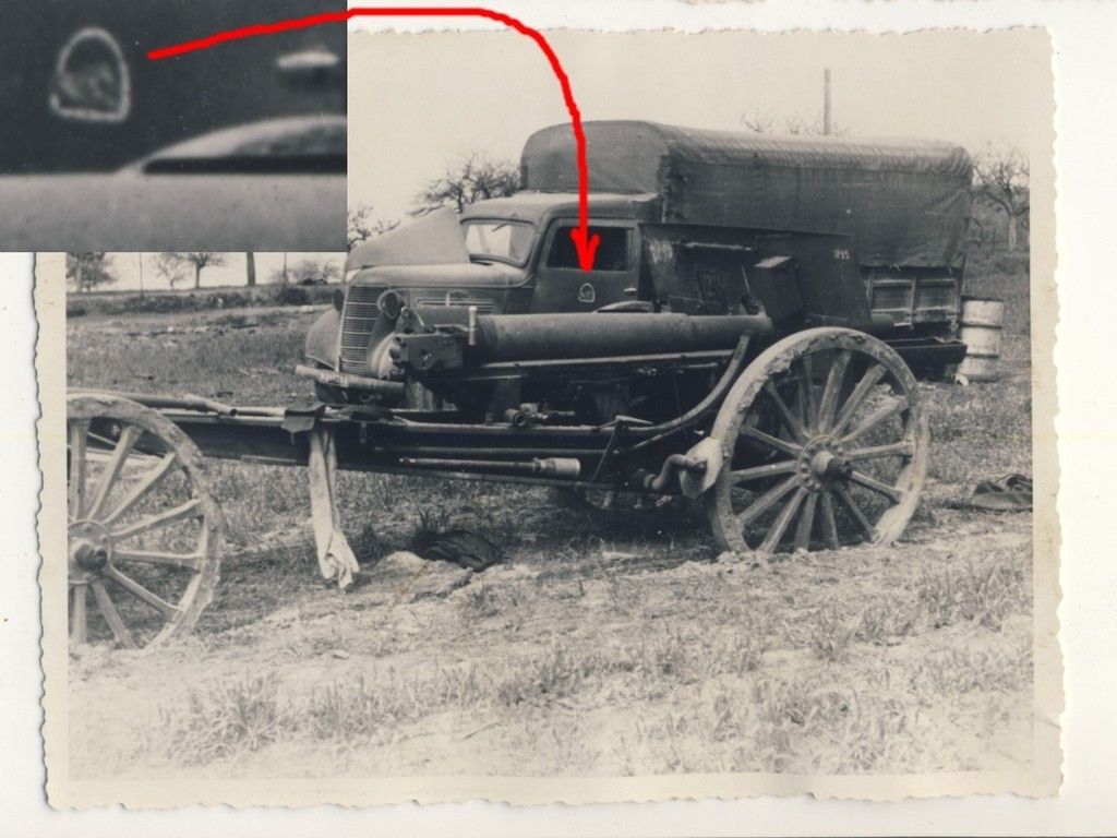 Foto bei CHATEAU BEAUCHENE Frankreich - zerstört
