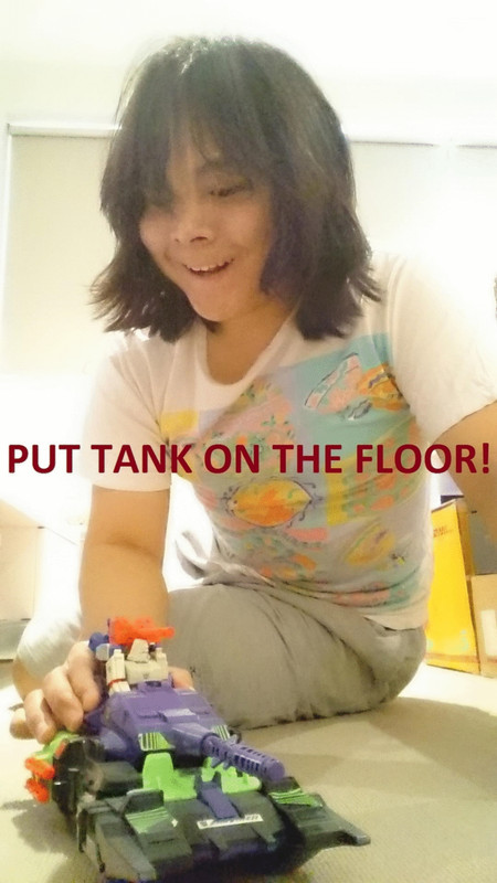put tank on the floor