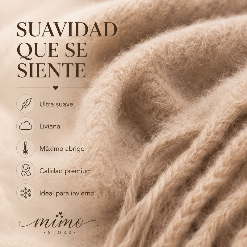 Bufanda Nube colores disponibles