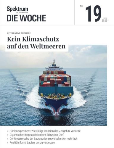 Cover: Spektrum der Wissenschaft Die Woche No 19 2023