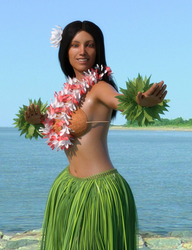 dForce Hula Outfit and Pose Set for Genesis 8 Female(s) dForce Hula Outfit and Pose Set for Genesis 8 Female(s)