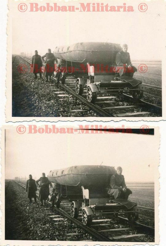 Polen Rozwadów Stalowa Wola Pio.Batl 56 Eisenbahn-Draisine Schlauchboot TOP