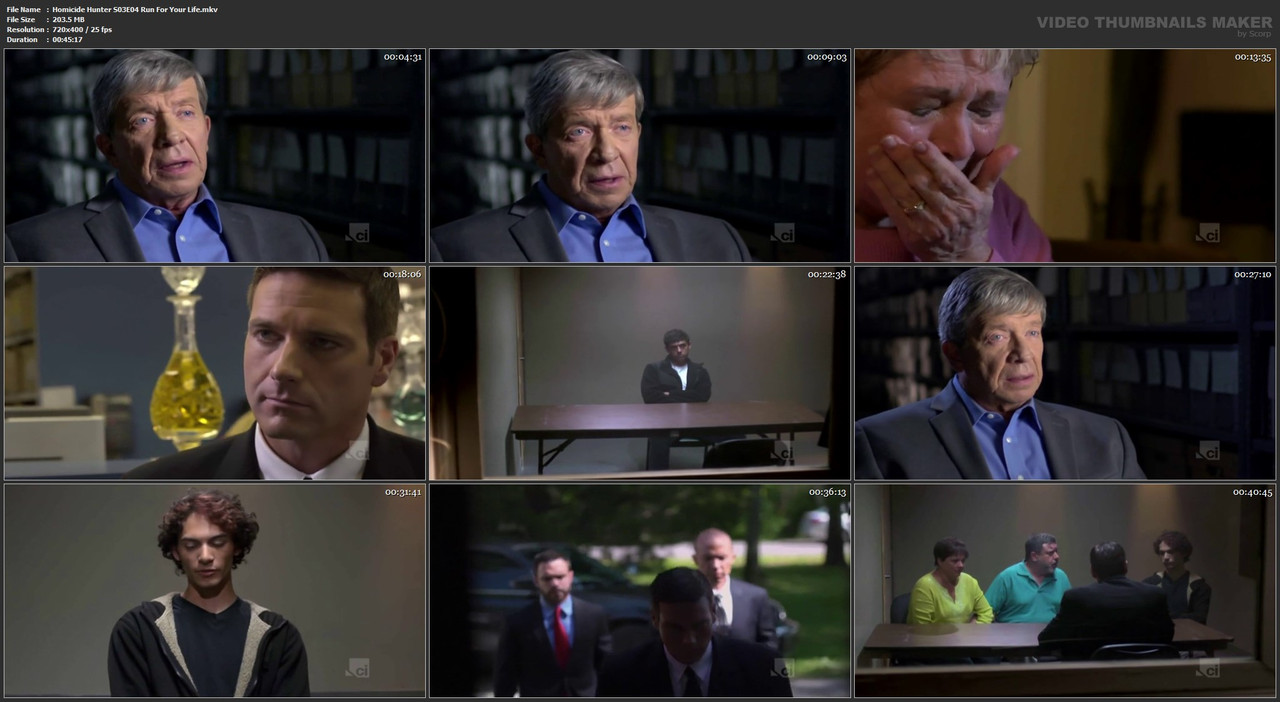 Homicide Hunter S03E04 Run For Your Life.mkv