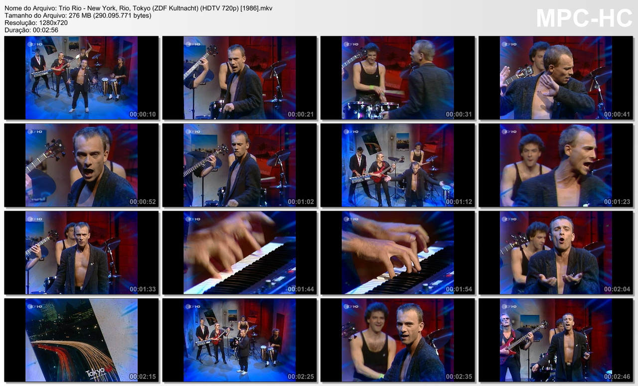 Trio Rio - New York, Rio, Tokyo (ZDF Kultnacht) (HDTV 720p) [1986]