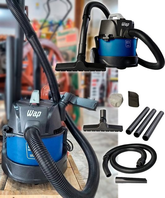 Aspirador de Pó e Água Compacto WAP GTW BAGLESS 1400W 6 Litros 160 mbar Soprador e Barril Portátil 127V